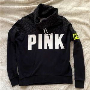 Pink cowl neck sweatshirt!